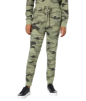 Dylan by True Grit Hallie Camo Waffle Joggers Women's