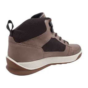 Ecco Byway Tred Men's Brown Leather Sneakers - Durable & Stylish