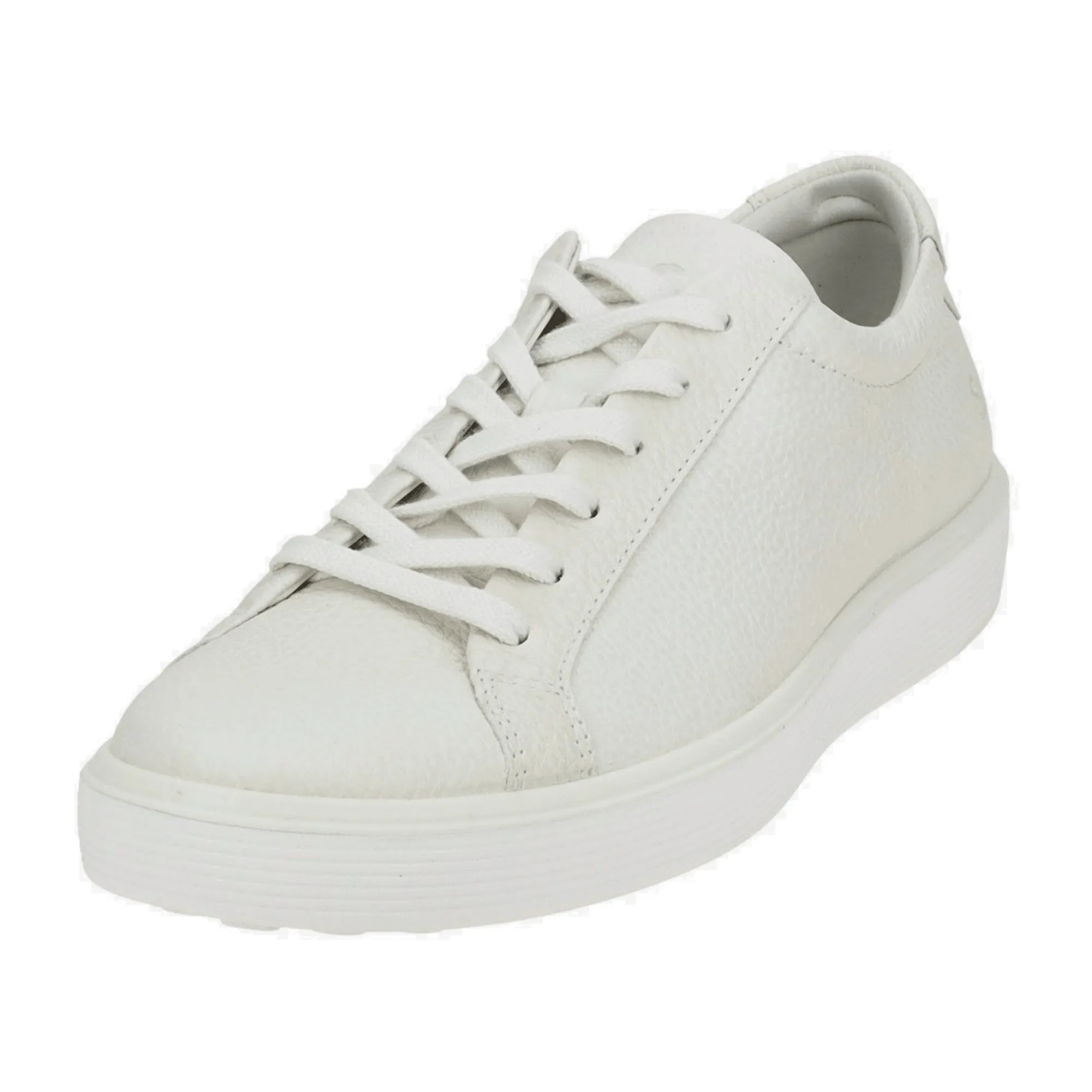 Ecco Soft 60 M Men's White Leather Sneakers | Stylish & Durable