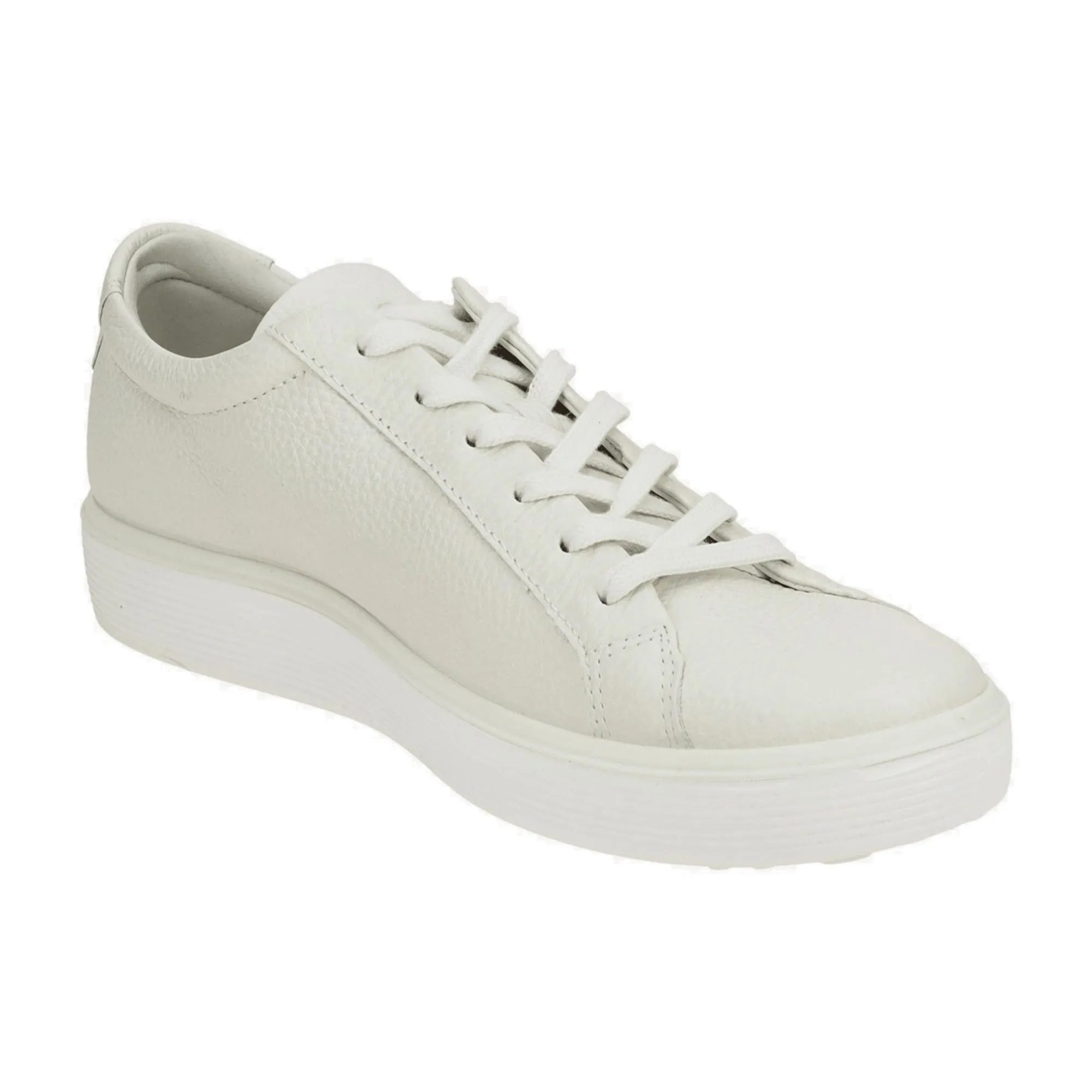 Ecco Soft 60 M Men's White Leather Sneakers | Stylish & Durable