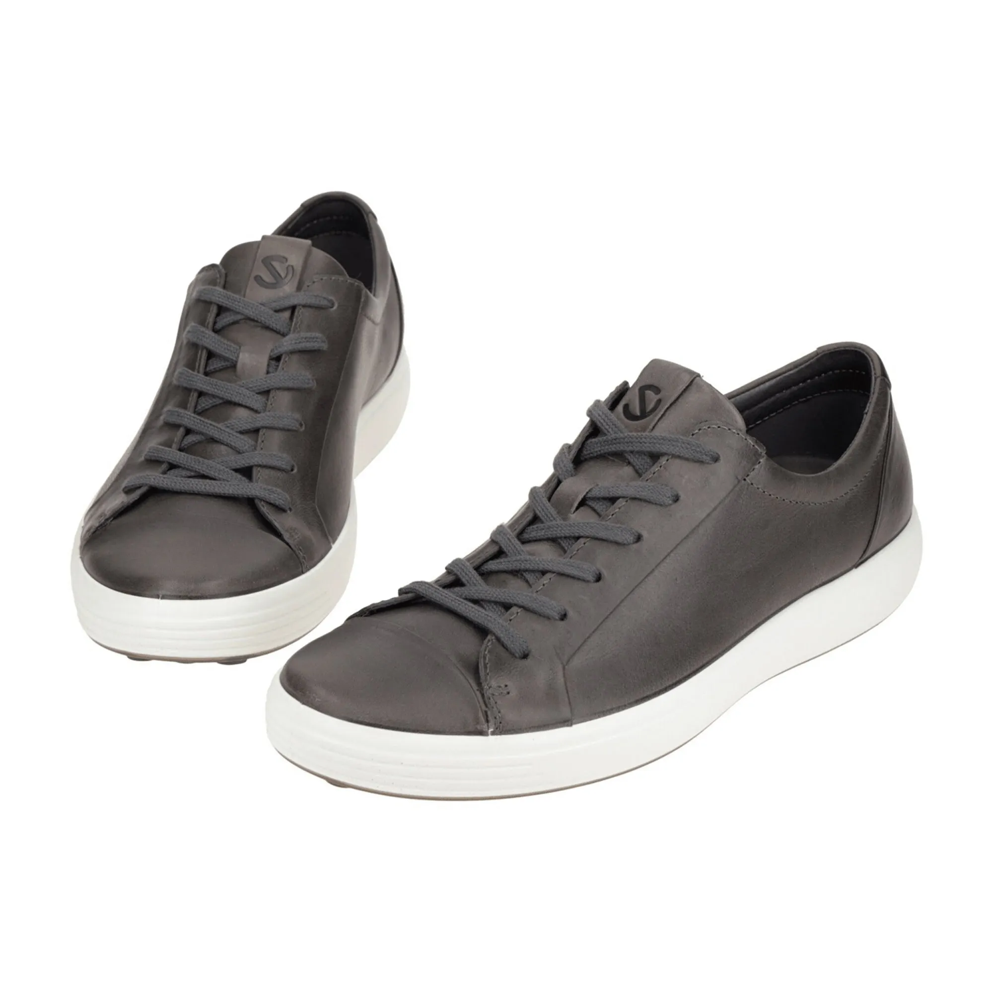 Ecco Soft 7 Titanium Grey Men's Sneakers | Durable & Stylish | Model 470364