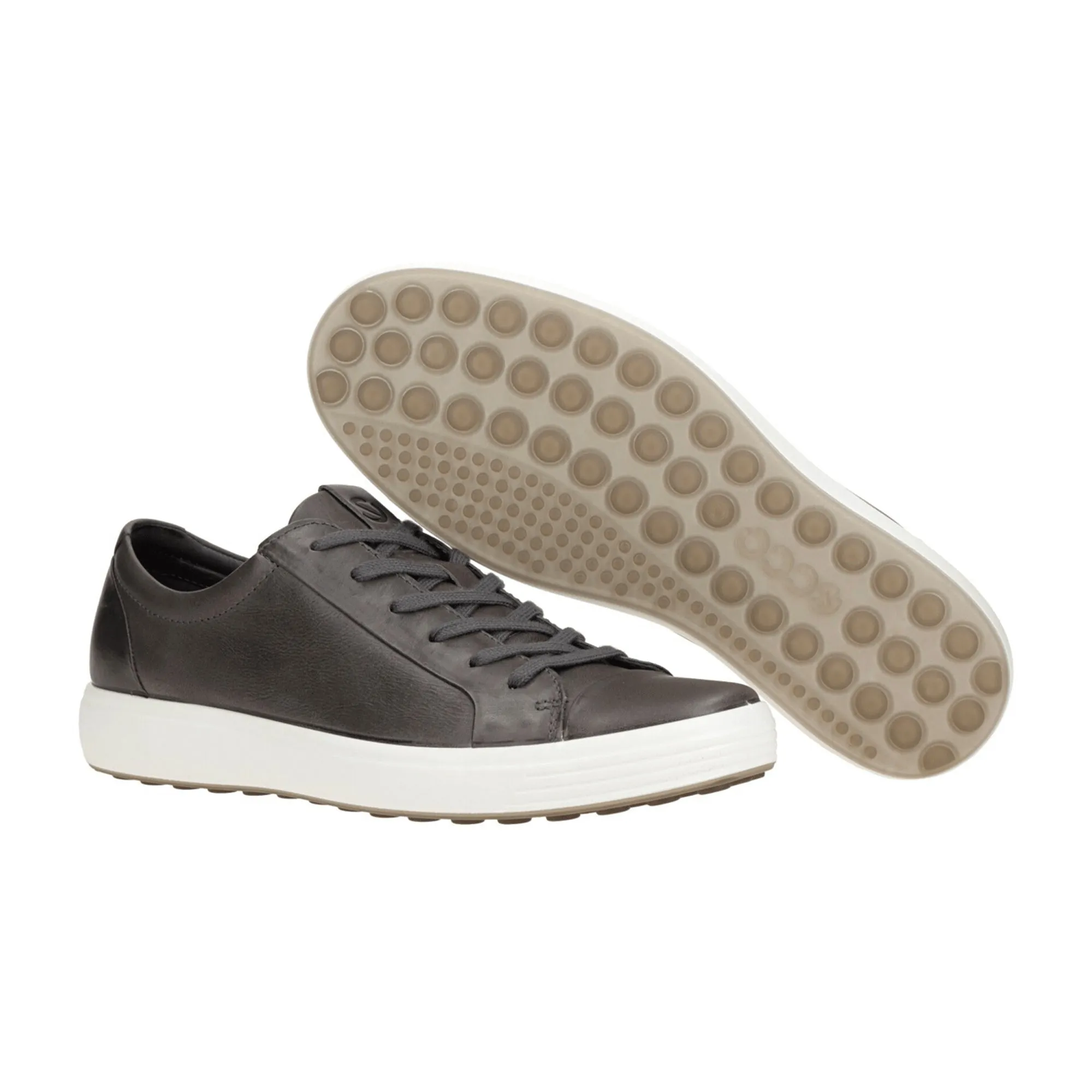 Ecco Soft 7 Titanium Grey Men's Sneakers | Durable & Stylish | Model 470364