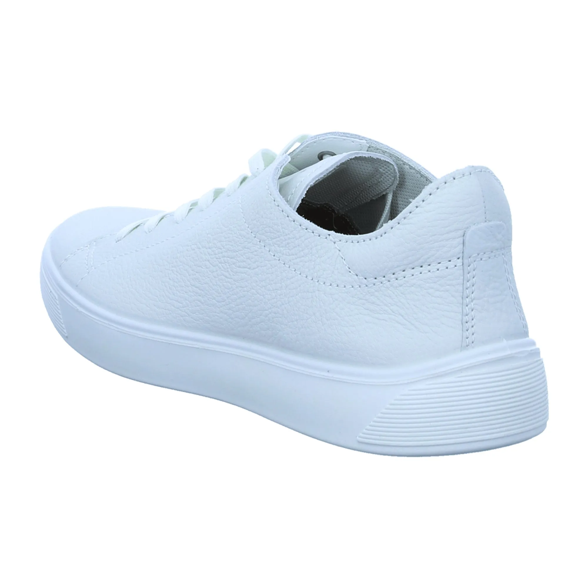 Ecco Street Tray Men's White Sneakers - Durable & Stylish