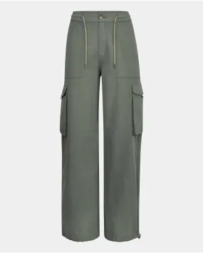 EMIKOSW TROUSERS - Sage green