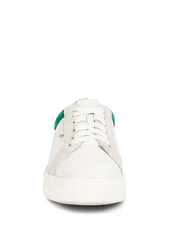 Endler Color Block Leather Sneakers