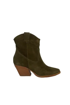 Estilo Emporio Cavalier Suede Boot Military