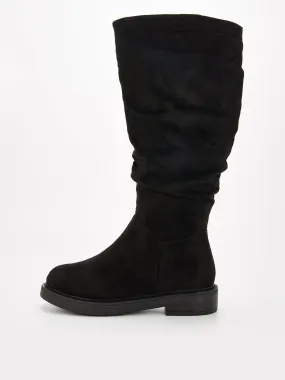 Everyday Extra Wide Fit Comfort Slouch Knee Boot With Wider Fitting Calf