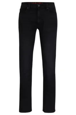 Extra-slim-fit jeans in black comfort-stretch denim