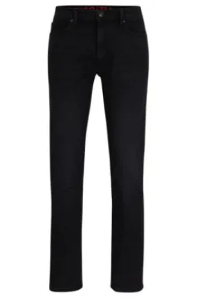 Extra-slim-fit jeans in black comfort-stretch denim