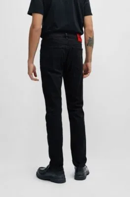 Extra-slim-fit jeans in black comfort-stretch denim