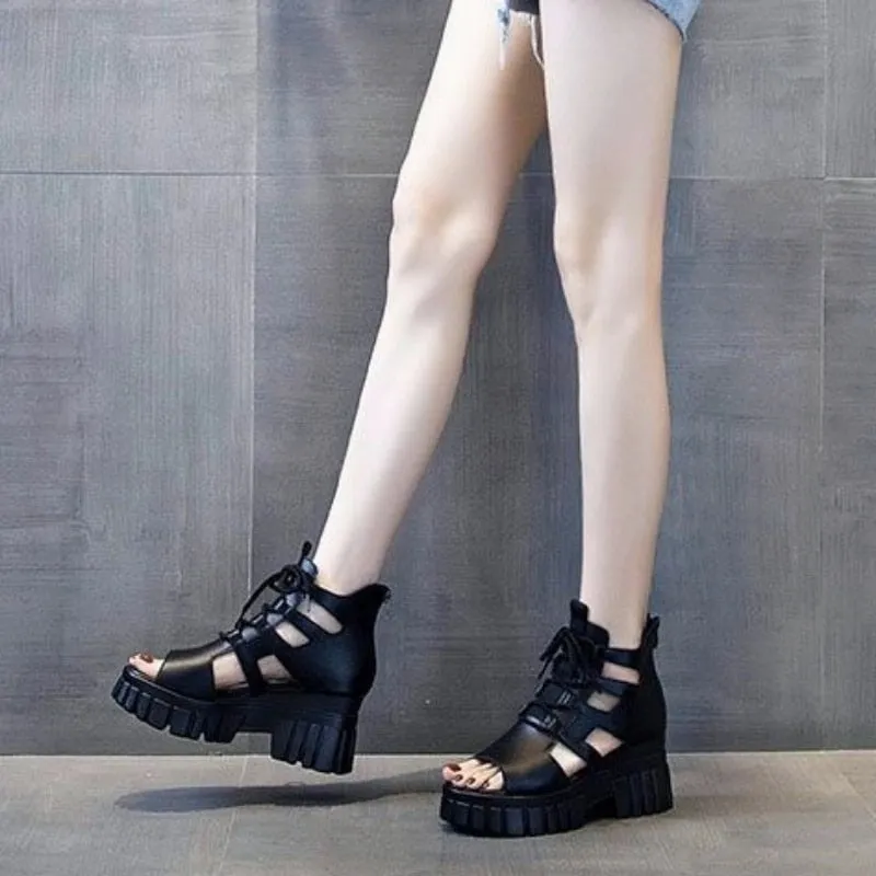 Felicia Platform Roman Sandals