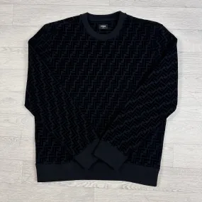 FF Monogram Jumper Black