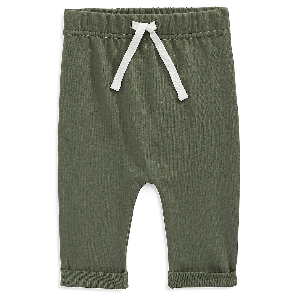 First Impressions Baby Boy's Rolled Cuff Joggers