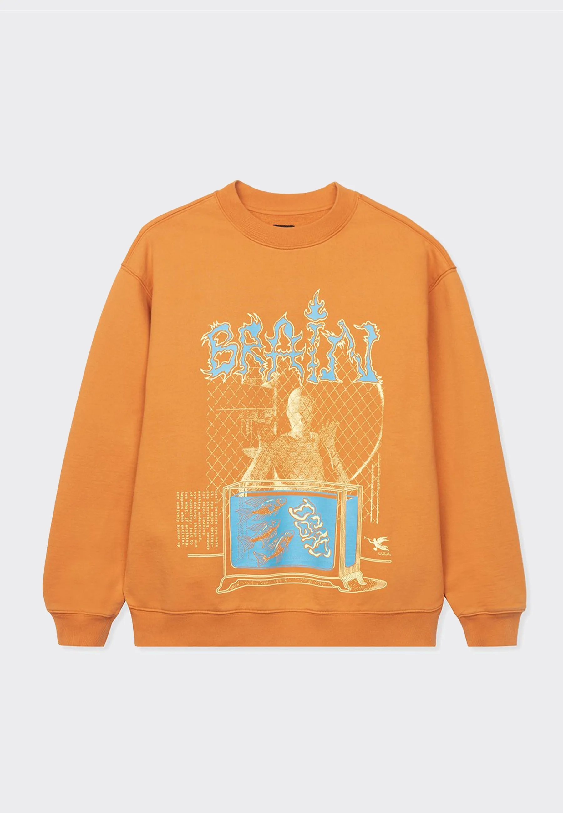 Fish Tank Crewneck - orange