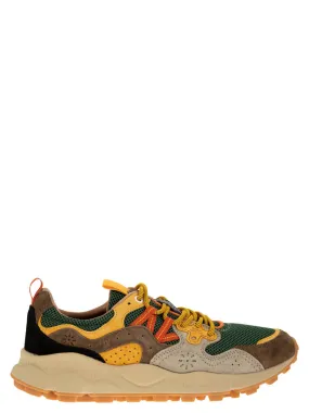 Flower Mountain    Flower Mountain Yamano 3 Sneakers In Suede And Technical Fabric