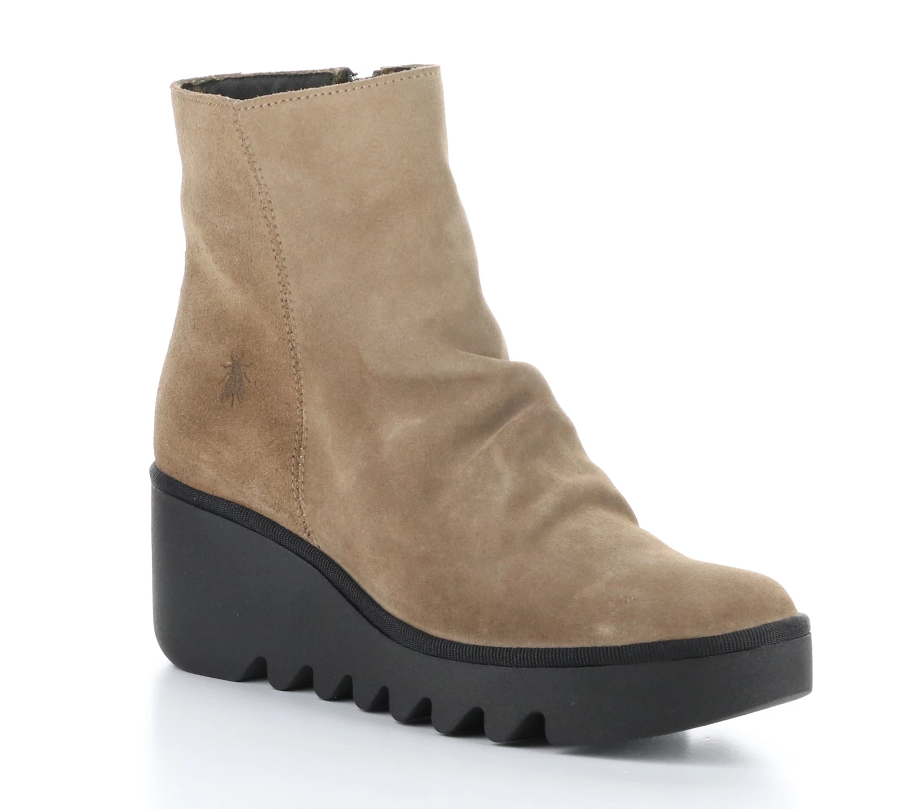 Fly London Oil Suede Wedge Boot- Baan