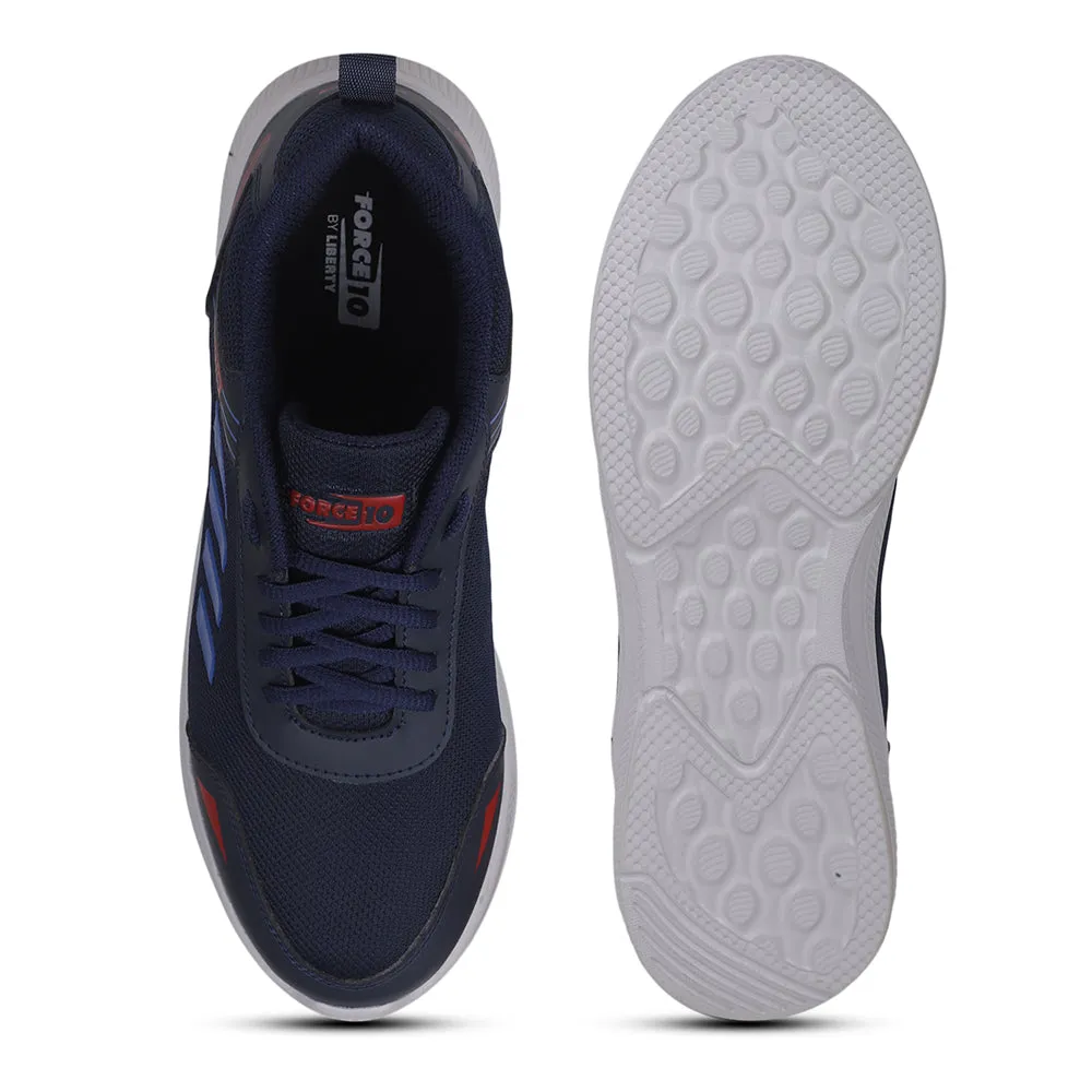 Force 10 By Liberty Men PTRON-1EB N.Blue Sports Lacing Shoes