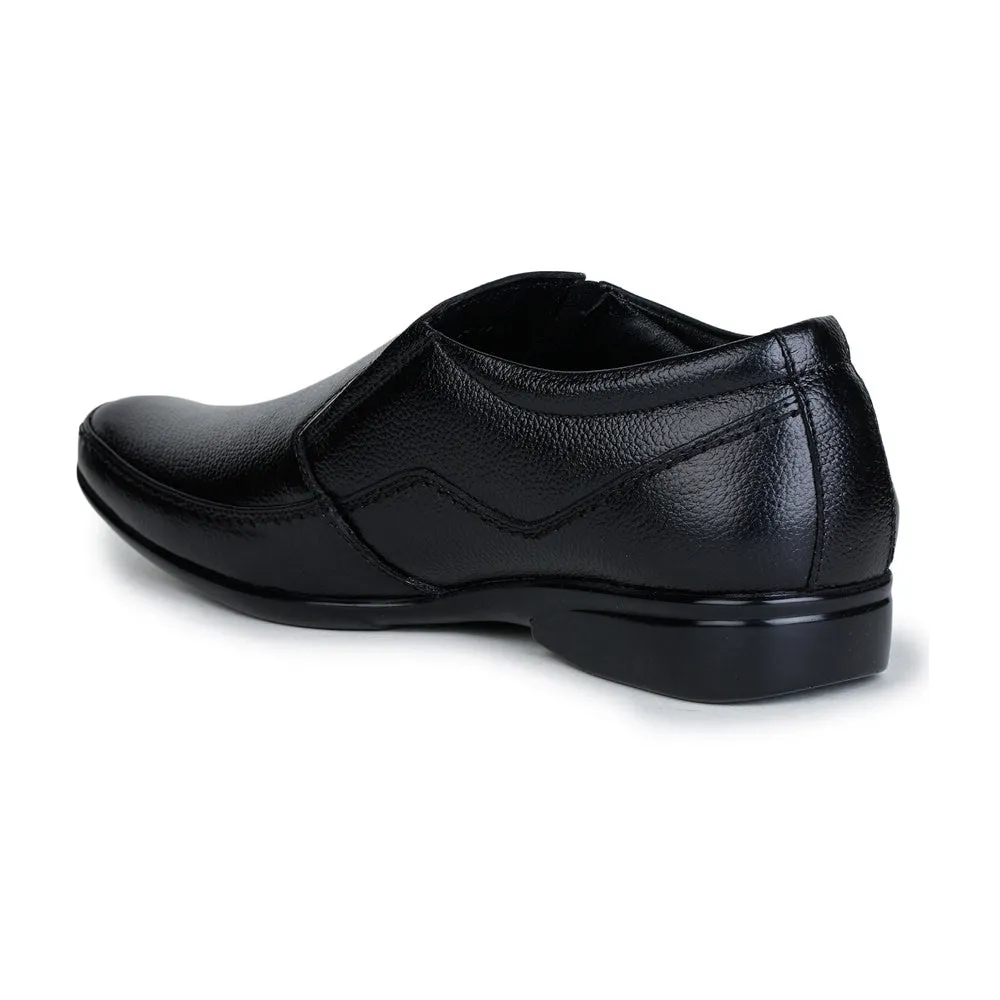 Fortune (Black) Classic Loafer Shoes For Men HOL-11 By Liberty