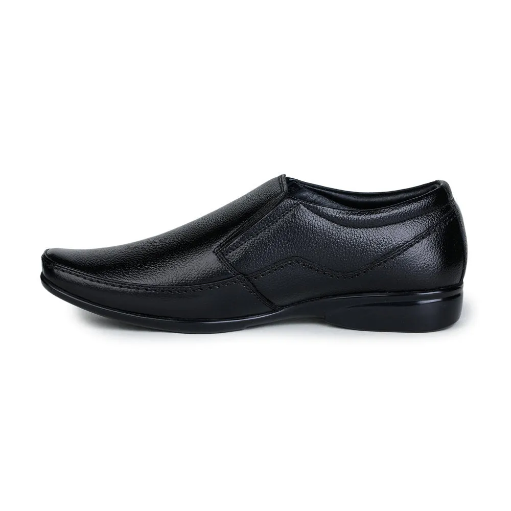 Fortune (Black) Classic Loafer Shoes For Men HOL-11 By Liberty