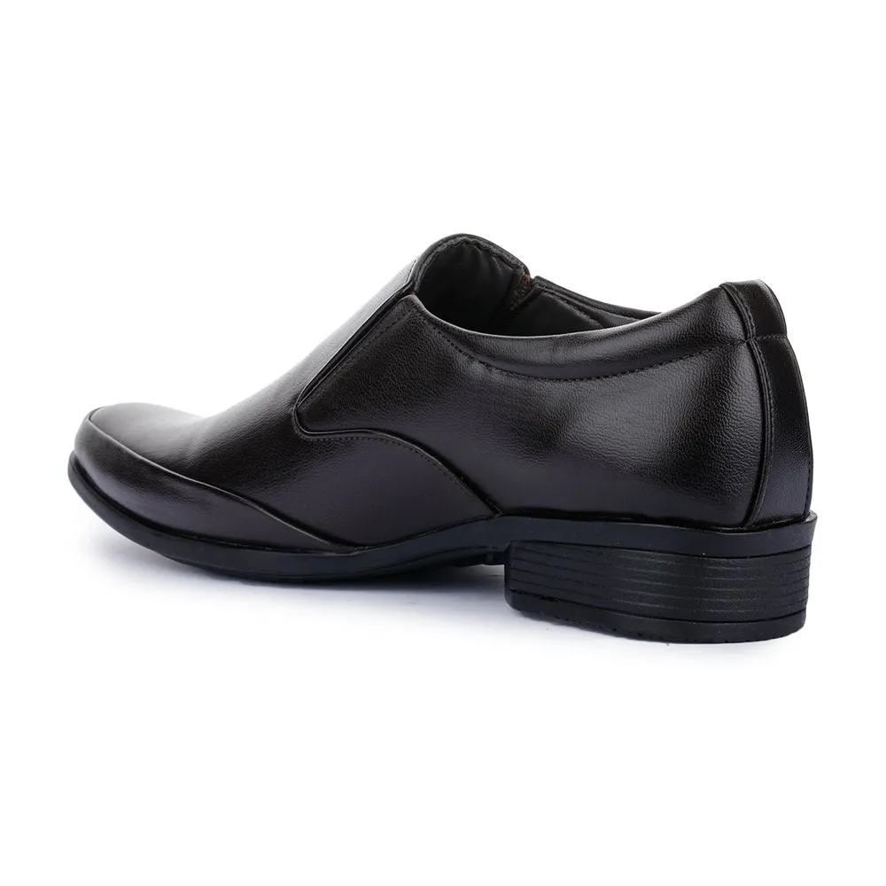 Fortune (Black) Classic Loafer Shoes For Men SRGE-190 By Liberty