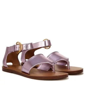 Franco Sarto Ruth Ankle Strap Thong Flat Sandals Women's