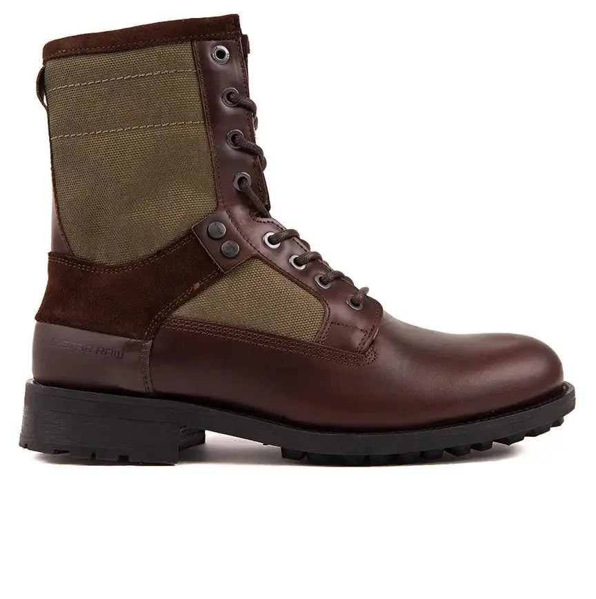 G-Star Raw Patton VI High CVS Boot Brown Olive