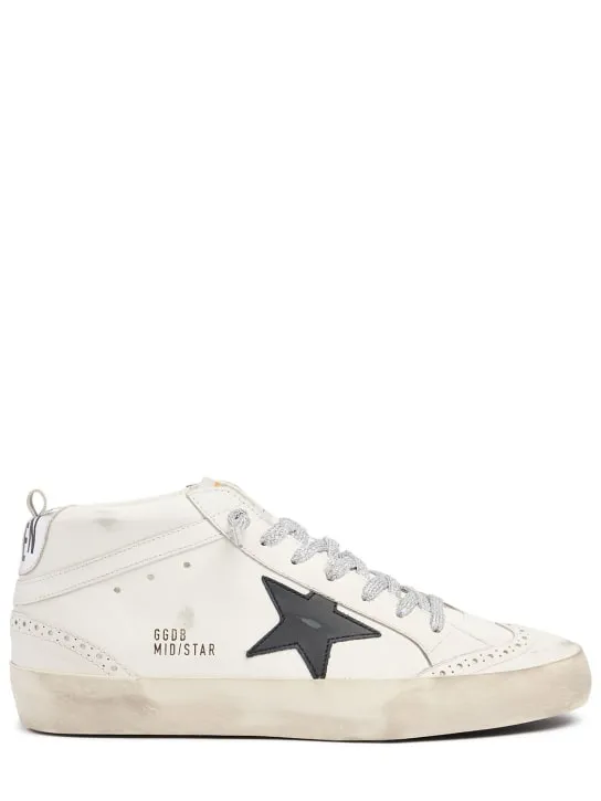 Golden Goose   20mm Mid Star leather sneakers 