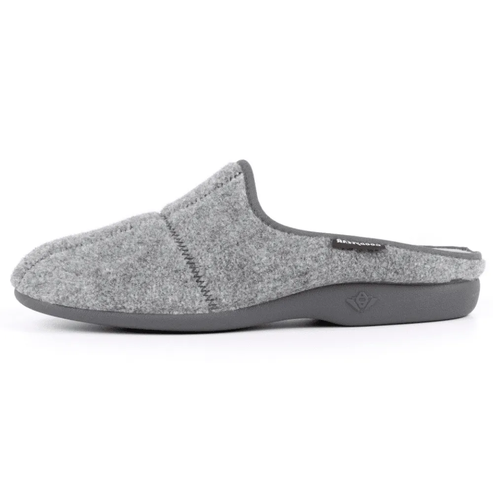 Goodyear Mens Fiasco Grey Mule Slipper