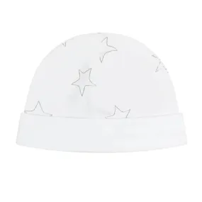 Gray Stars Print Hat