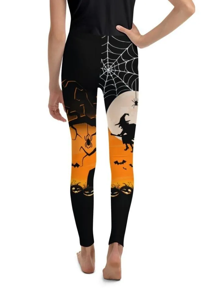 Halloween Night Youth Leggings