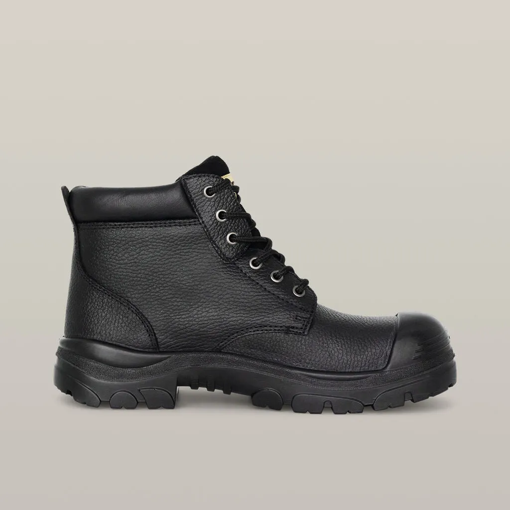 Hard Yakka Gravel Lace Up Steel Toe Safety Boot - Black (Y60086)-