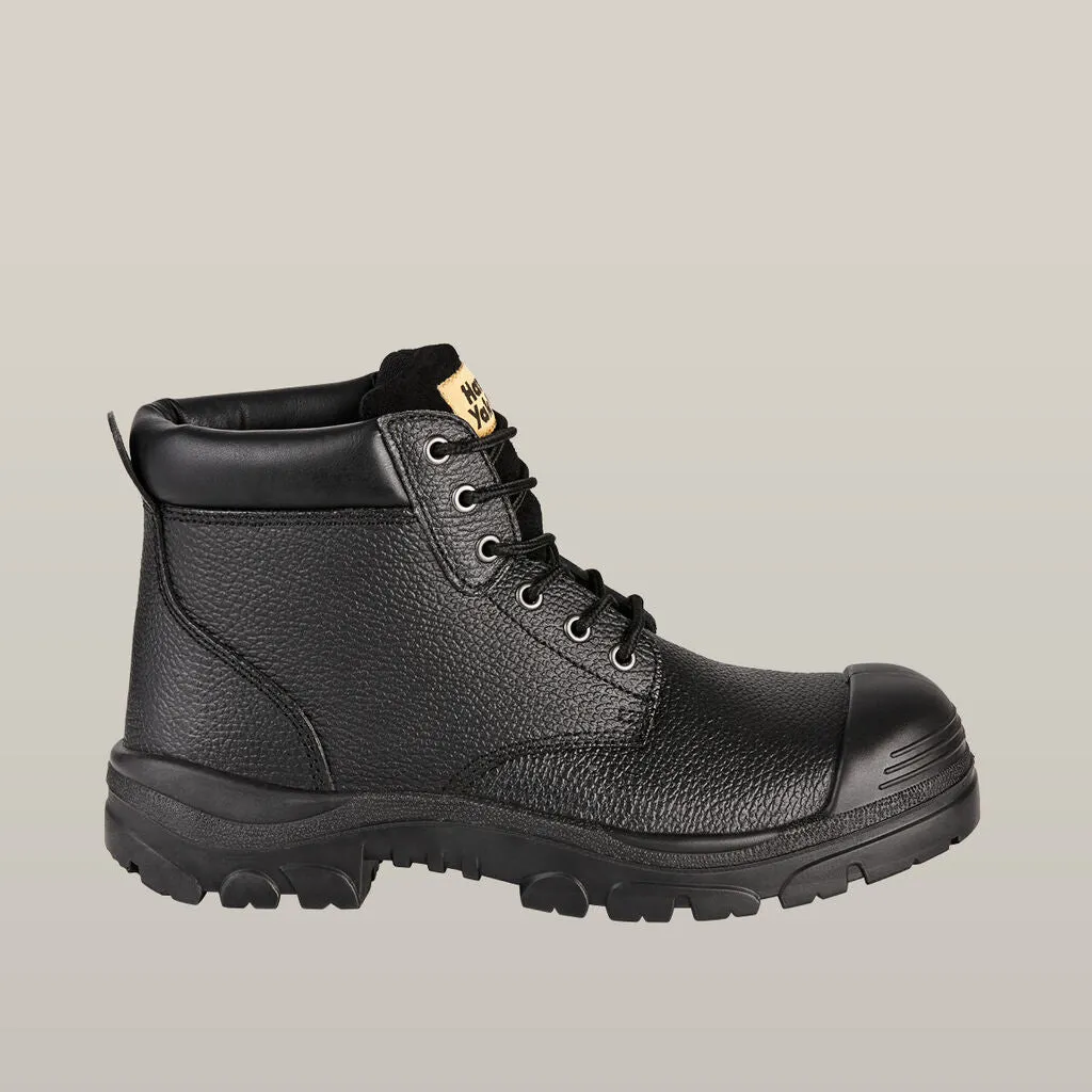 Hard Yakka Gravel Lace Up Steel Toe Safety Boot - Black (Y60086)-