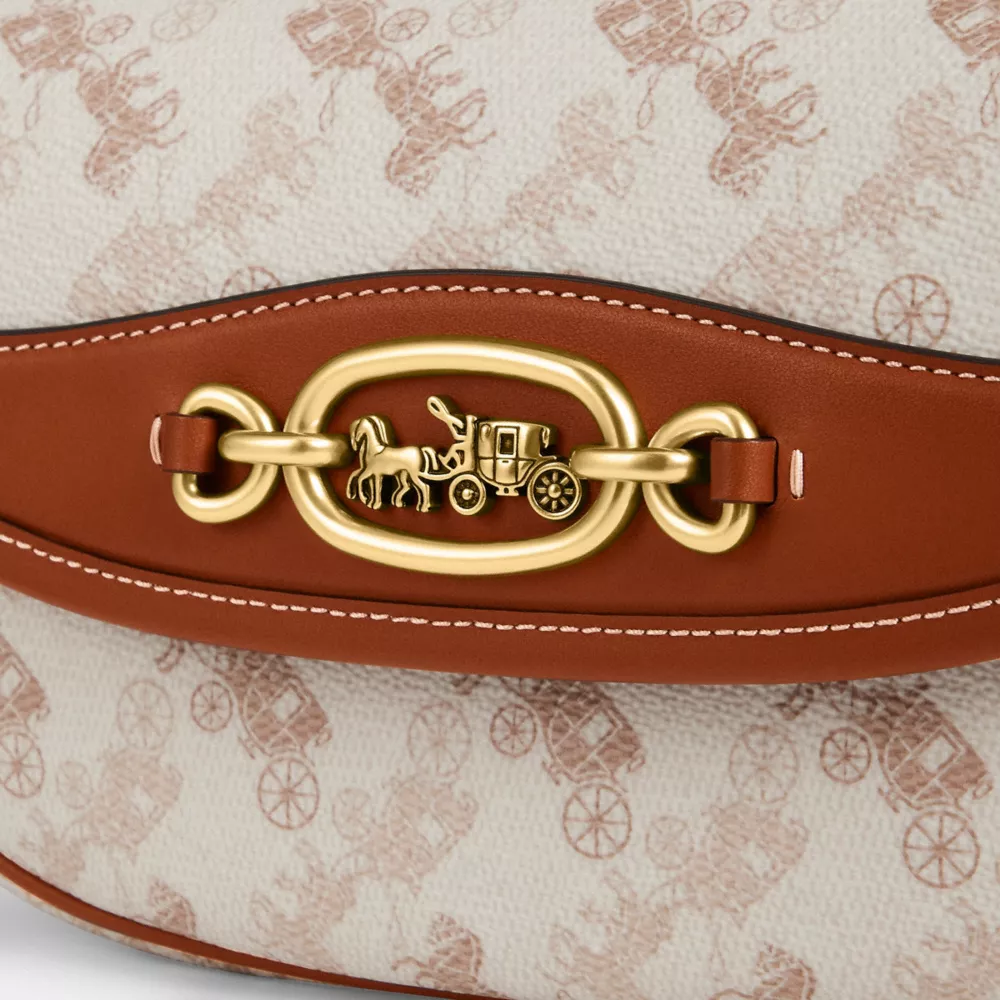 HARLEY SHOULDER BAG 23 WITH HORSE AND CARRIAGE PRINT