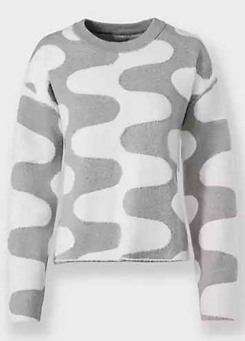 Heine Jacquard Jumper | Grattan