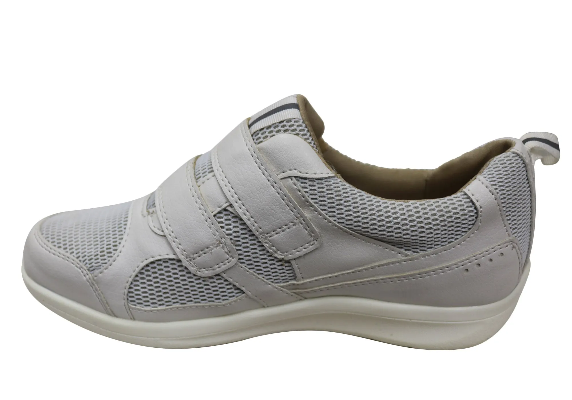 Homyped Tasha 2 Womens Leather Comfort Shoes With Adjustable Straps