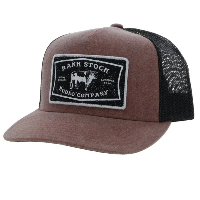 Hooey Rank Stock Rust/Black Hat