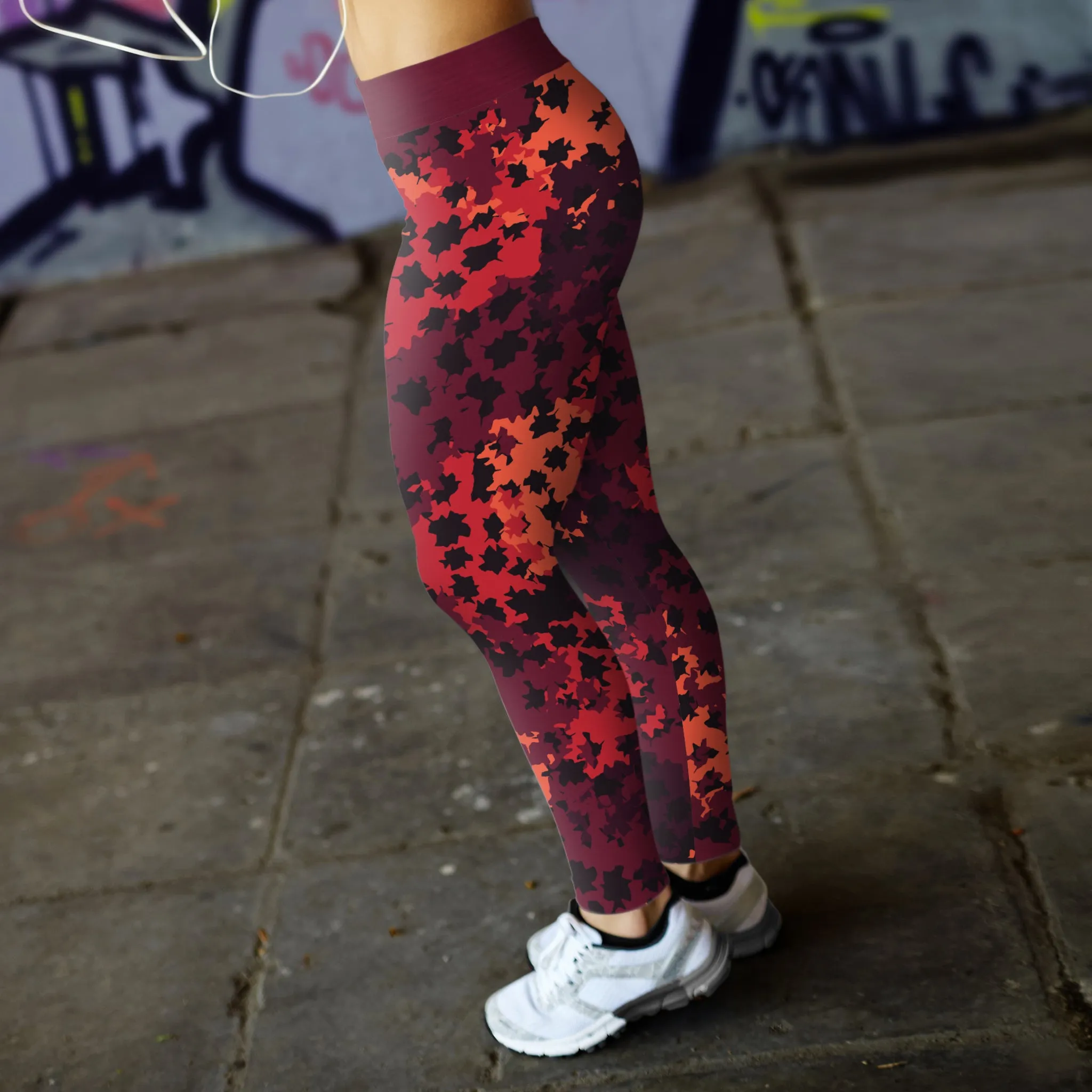 Hunting Leggings Torn Camo