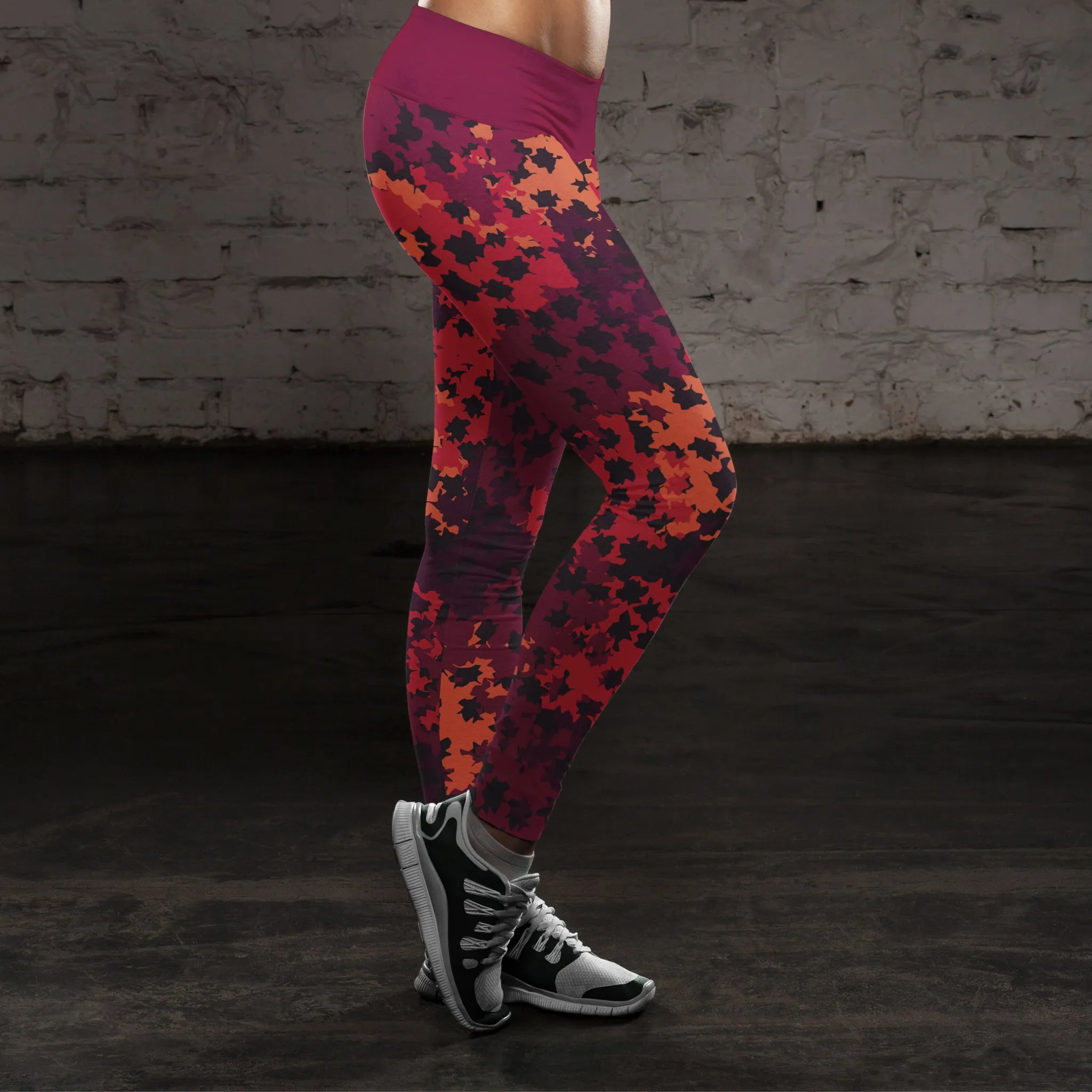 Hunting Leggings Torn Camo