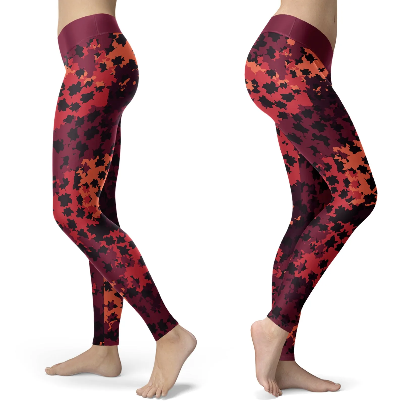 Hunting Leggings Torn Camo