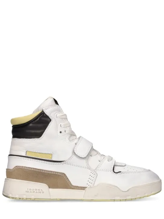 Isabel Marant   10mm Alsee-Gz leather sneakers 