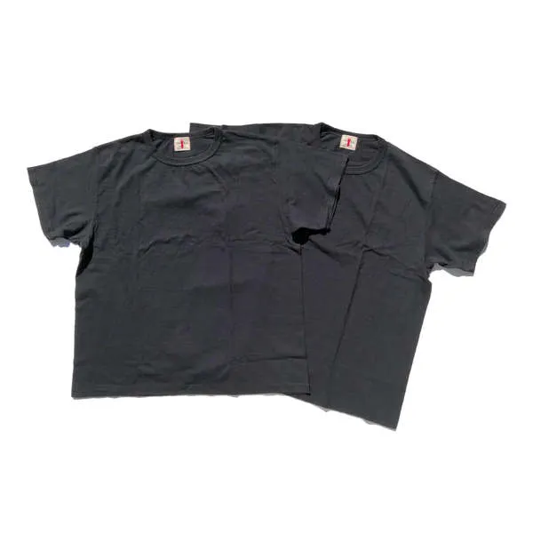 Jeans Plain Crew Neck 2-pack T-shirt - Black