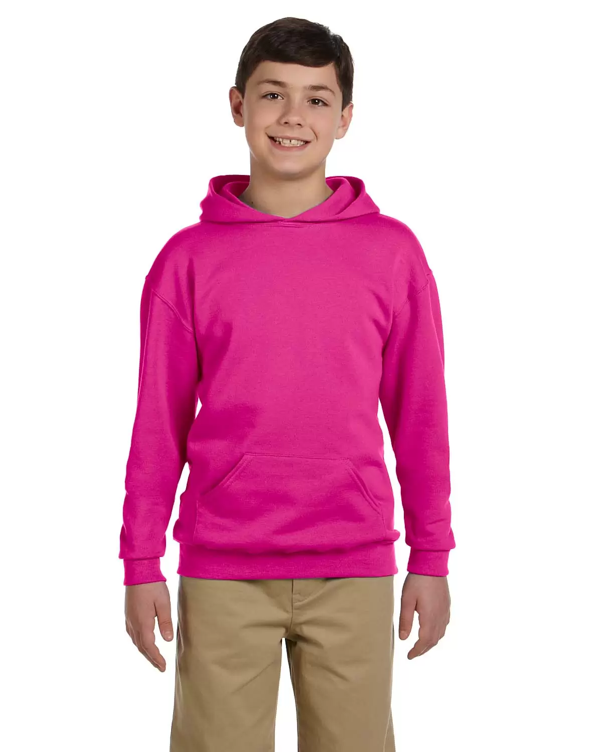 JERZEES 996Y NuBlend Youth Hooded Pullover Sweatshirt SKU: 996Y