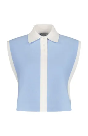    JW ANDERSON   Layered Contrast Polo Vest