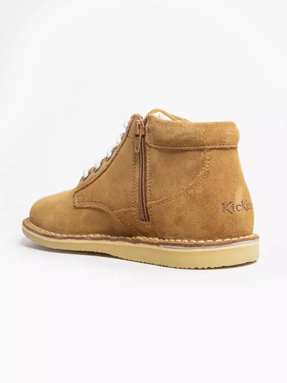 Kickers  Junior Boy Suede Kickers Kopi Hi Lace Up Boot