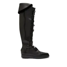 Kiko Kostadinov Men’s Priam High Boot  Raven Black