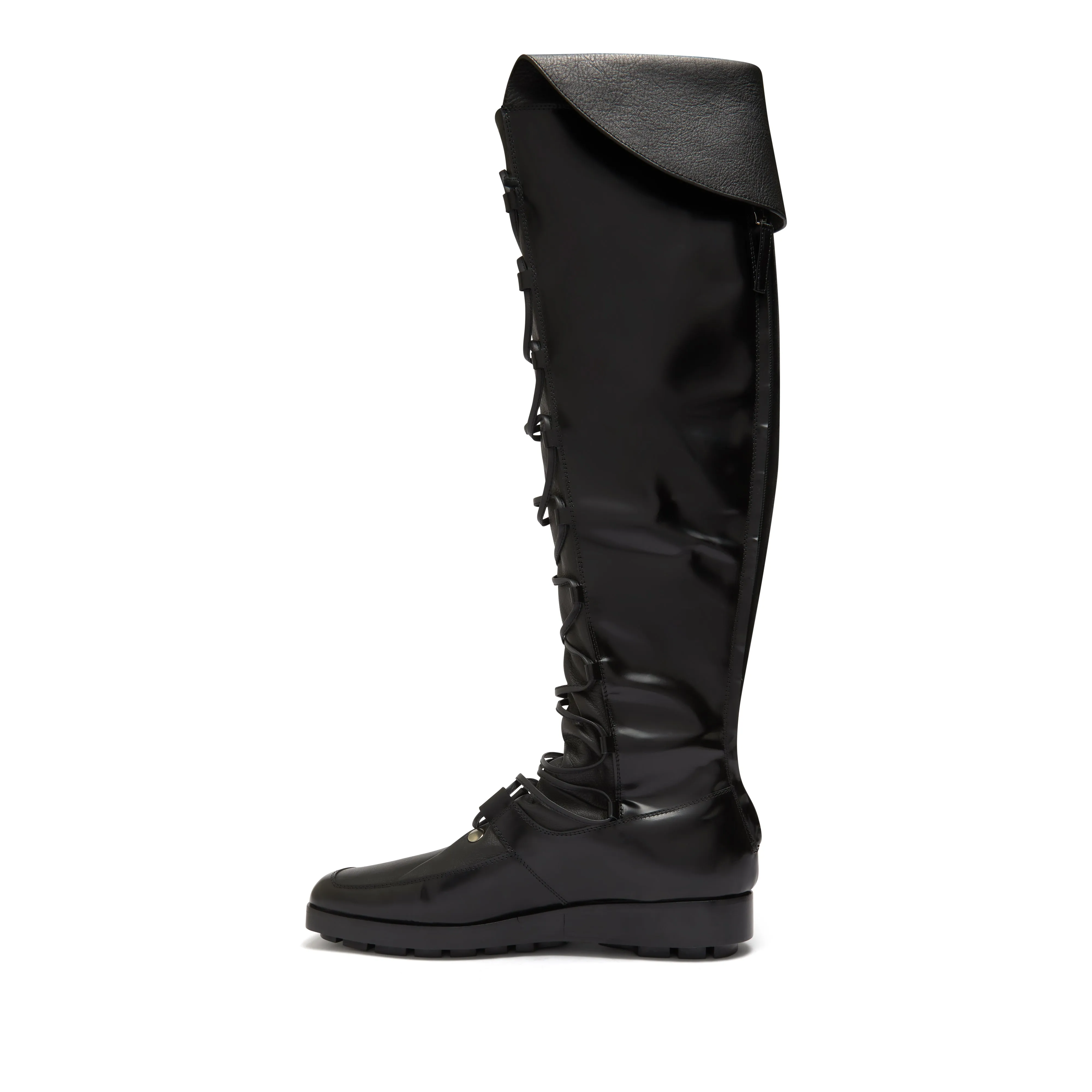 Kiko Kostadinov Men’s Priam High Boot  Raven Black