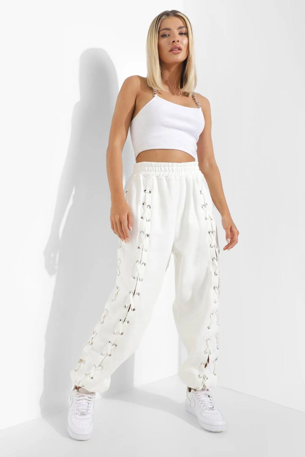 Lace Up Joggers