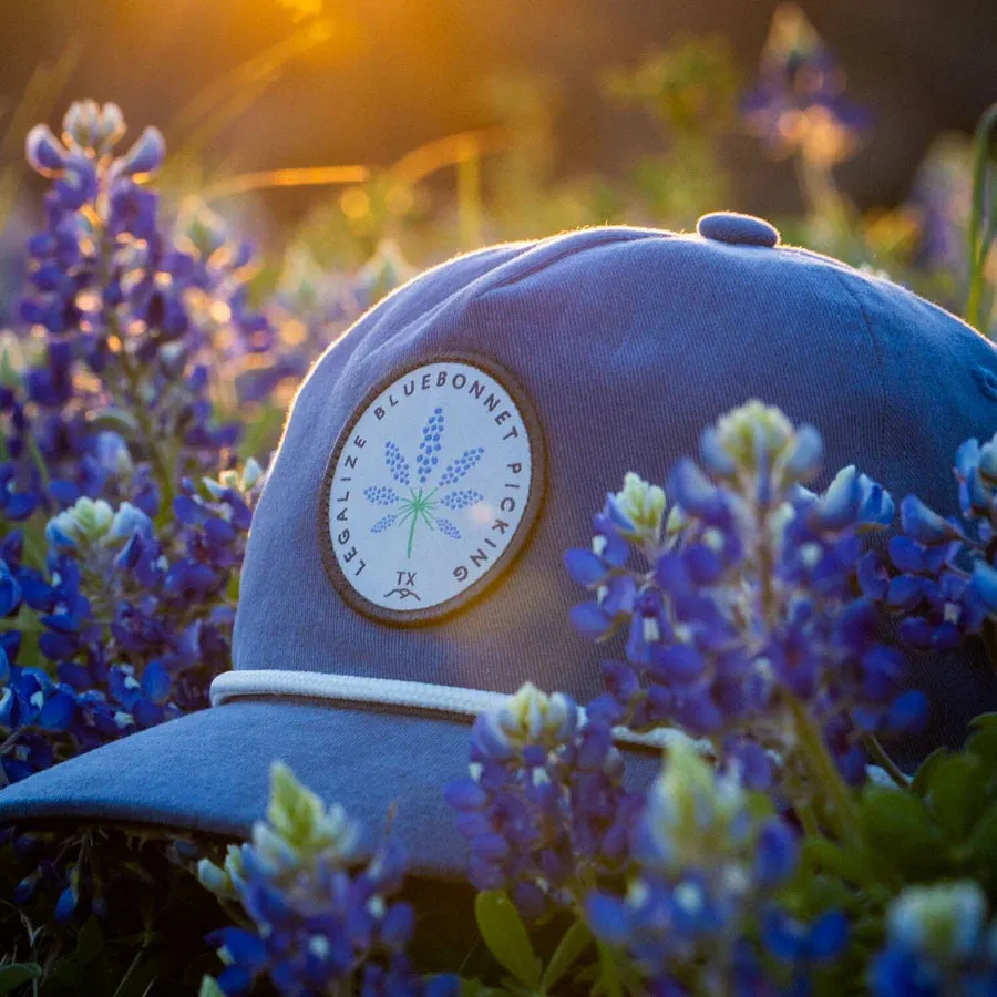 Legalize Bluebonnet Picking Hat- Blue Jean