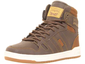 Levi's Men's 520-BB-HI-X Sneakers High Top Black/Tan Sz: 13 519695