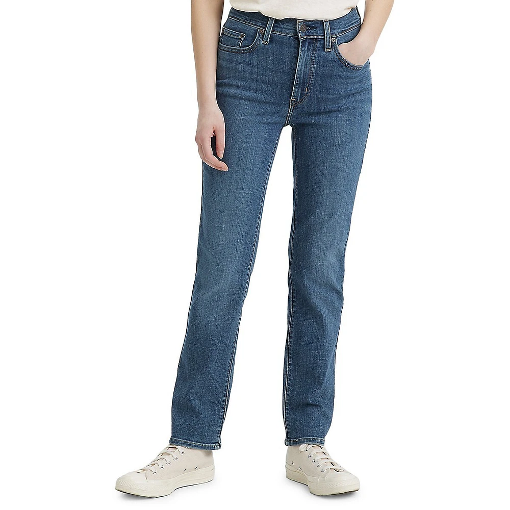 Levi's 724 High-Rise Straight Jeans Way Back